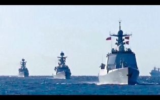 中俄完成軍演美艦彼得大帝灣被逐