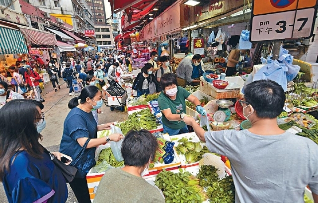 ■李廣進表示，蔬菜來貨量少了兩至三成。資料圖片