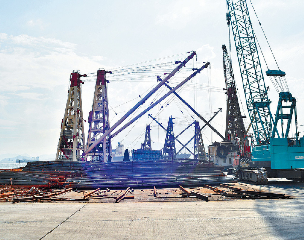 ■滬港聯合專注於優質鋼材加工為建造業提供材料。資料圖片p/　　