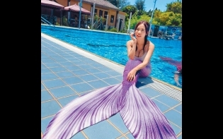 台慶夜驚鴻一露 掃低一眾花旦 36E波波化身美人魚 聖誕派福利