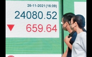 新變種毒嚇散外圍 港股恐見全年低位