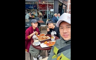 鬧爆樓上鄰居狂丟未熄煙頭 林子博移英出首份糧 出街食飯慶祝