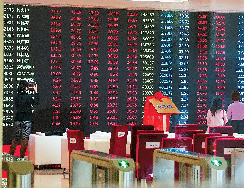 ■筆者認為，對於已持有大量中國股票和債券的投資者來說，中國股市明年表現有機會改善。資料圖片p/　　