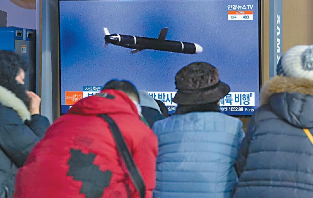 ■北韓於周二早上向朝鮮半島東岸對開海域，發射兩枚飛行器。