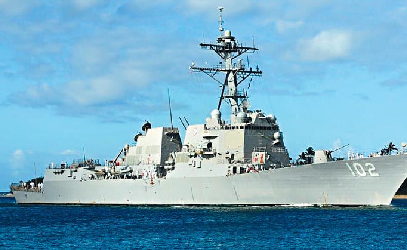 ■桑普森號通過台灣海峽，美國海軍表示，行動符合國際法的例行活動。