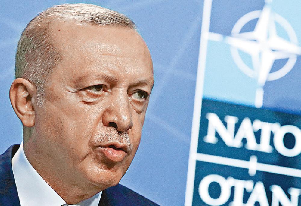 ■埃爾多安說，不會同意制裁土耳其的國家加入北約。