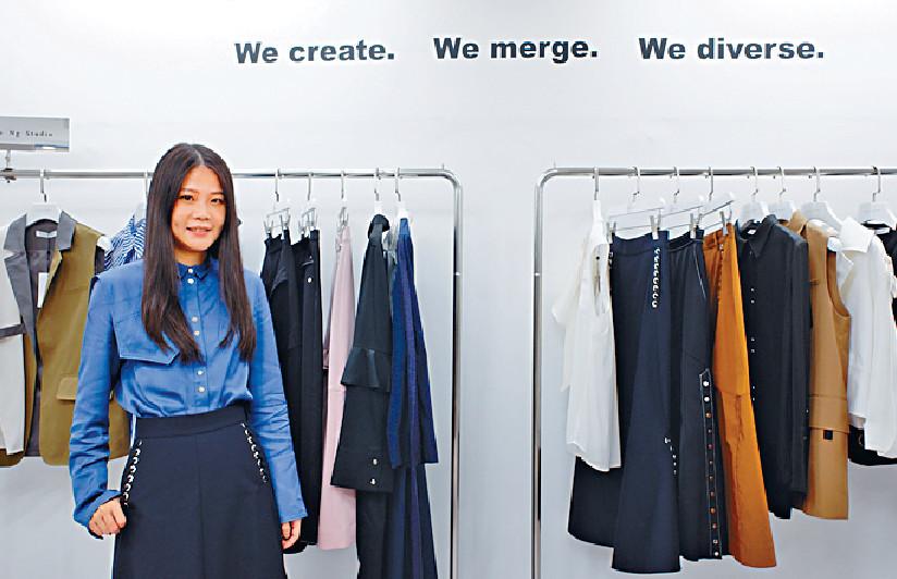 ■本地女裝品牌CHARLOTTE NG STUDIO創辦人吳楚翹今年與三位香港時裝設計師聯手，於海港城開設實體店。
