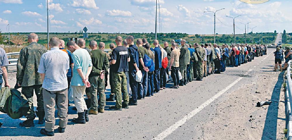 ■烏克蘭與俄羅斯達成共識，進行戰俘交換，多名烏軍獲釋放回家。