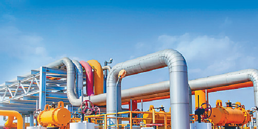 ■濱海投資主要從事天然氣供應及管道建設。 官網圖片p/　　