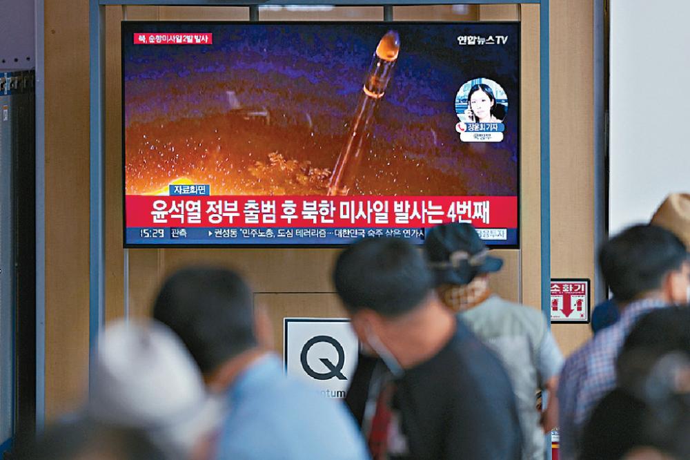 ■北韓自今年一月以來，再次試射巡航導彈。