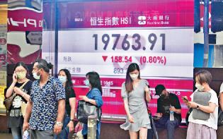 外圍偏軟恒指挫158點 啤酒股炒上潤啤漲半成