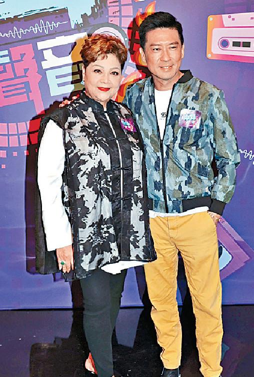 ■肥媽與張佳添為TVB新選秀節目面試。
