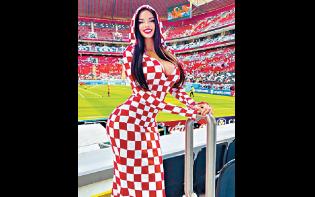 無懼卡塔爾保守法律 克羅地亞女模低胸裙睇世盃