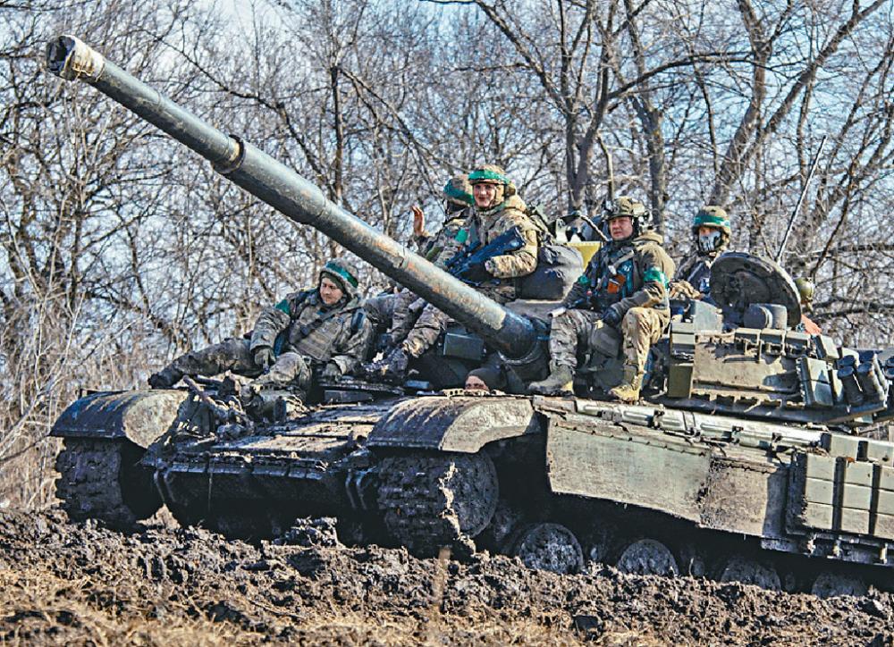 ■俄烏兩軍繼續在巴赫穆特交戰。