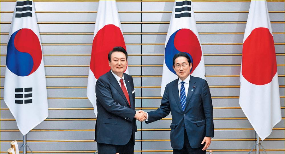 ■尹錫悅表示，日韓兩國應緊密合作應對北韓持續擴大的威脅。