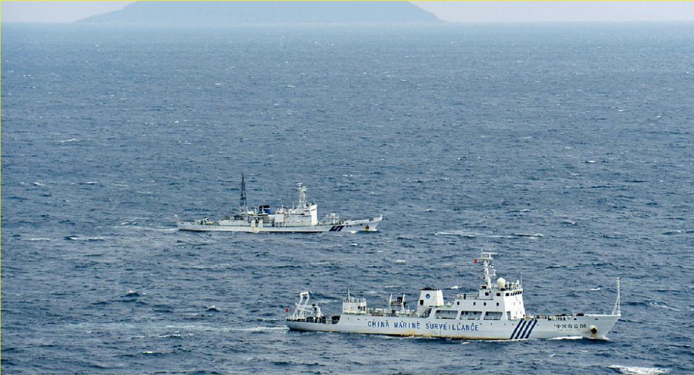 ■中國海警局表示，艦艇進入釣魚島領海，是捍衛國家主權和海洋權益的例行舉措。