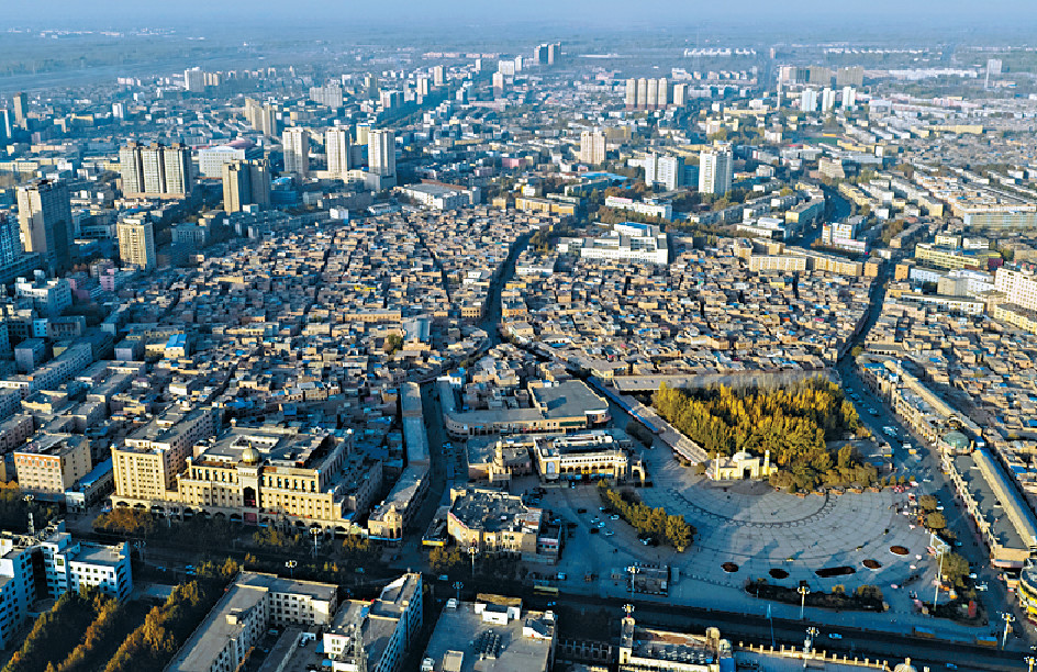 ■新疆喀什市老城區風情依舊。資料圖片