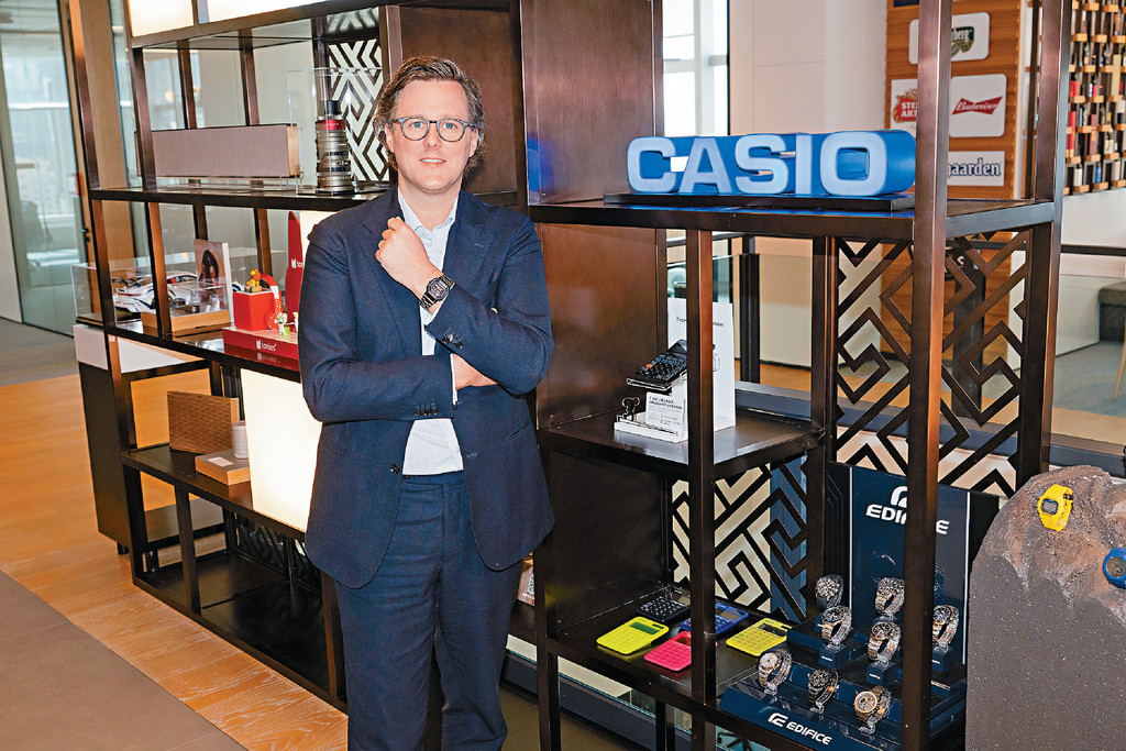 ■施亞磊從小便接觸到Casio產品，對這個品牌有特別的情意結。