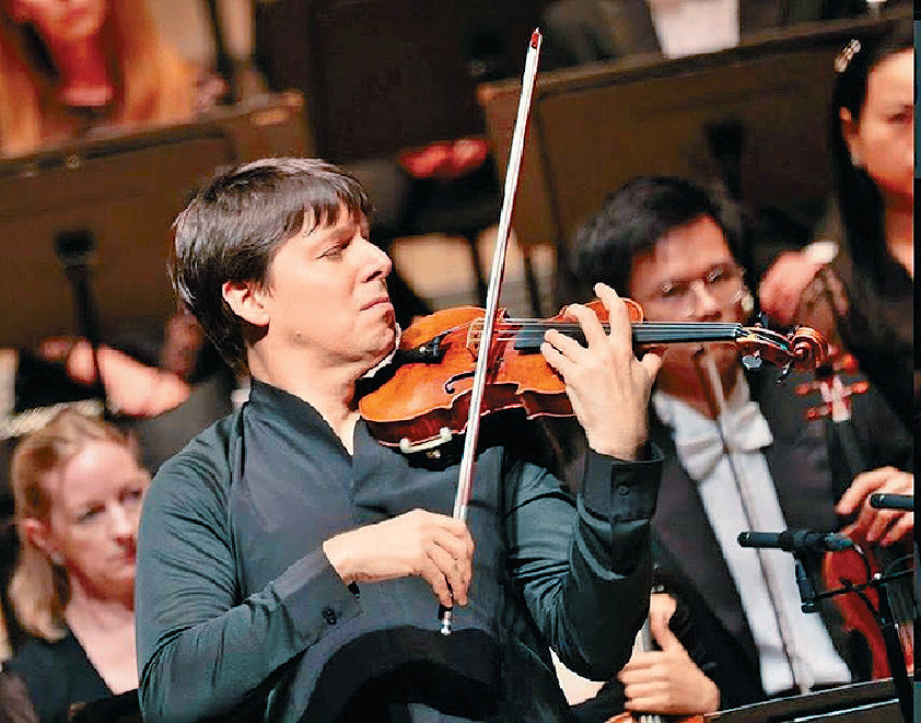 ■著名小提琴家貝爾（Joshua Bell）。p/　　相片提供：Keith Hiro/ HK Phil